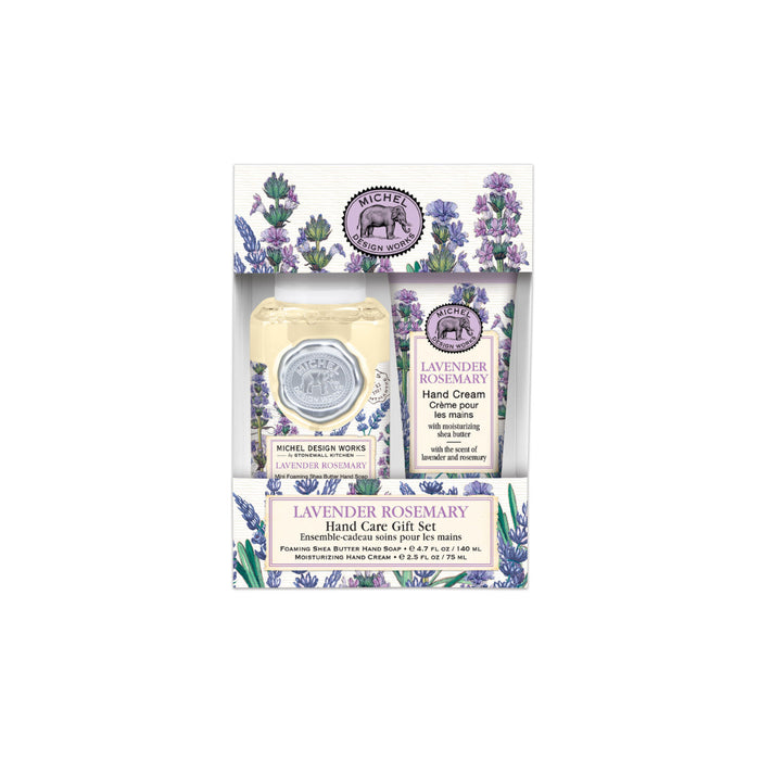 Kit Mini Sabonete Líquido e Creme para as Mãos Lavender (conjunto 02)