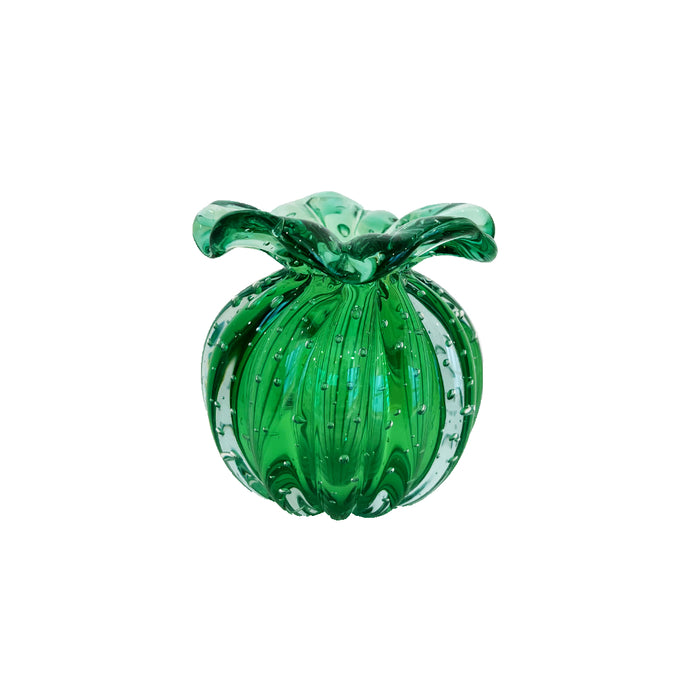Vaso Murano Trouxinha Love Verde Esmeralda P