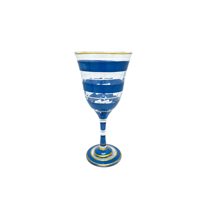 Taça Lírio Navy Azul Prússia Leitoso (conjunto 06)