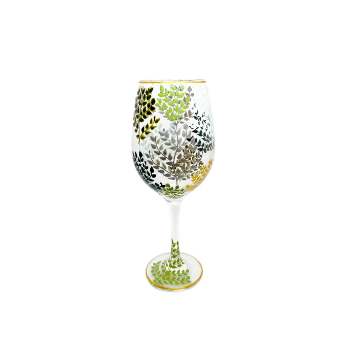 Taça Barone Plátanos Tons de Verde (conjunto 06)